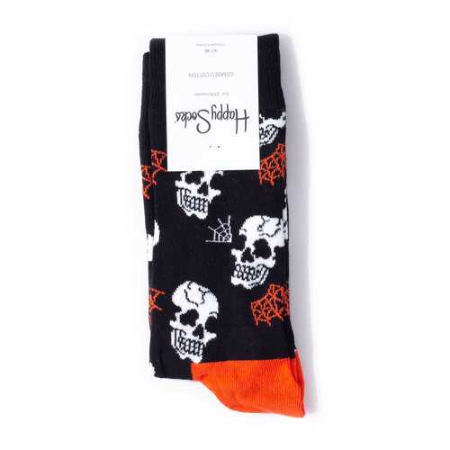 Носки Happy Socks Halloween Skull разноцветные 40-46 в Милабель