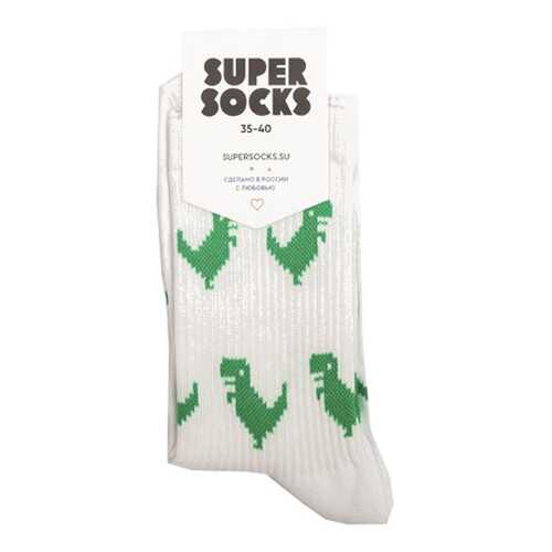 Носки Super Socks Dinosaurs белые 40-46 в Милабель