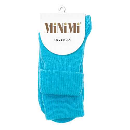 Носки женские MiNiMi MINI INVERNO 3301 голубые one size в Милабель