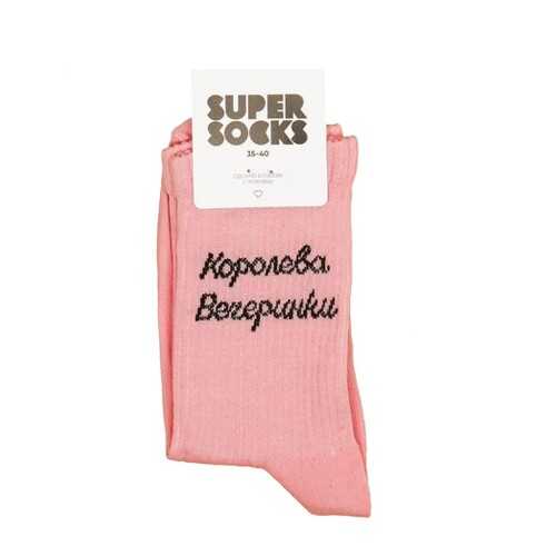 Носки женские Super Socks Koroleva Vecherinki розовые 36-40 в Милабель