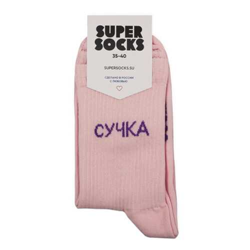 Носки женские Super Socks Suchka розовые 36-40 в Милабель