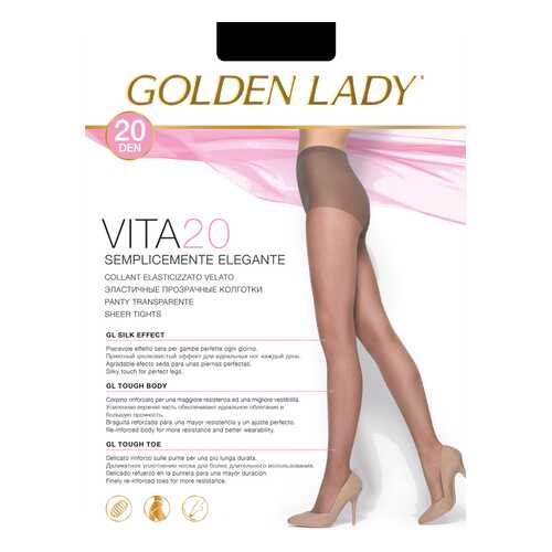 Колготки Golden Lady VITA 20, nero, 5/XL в Милабель