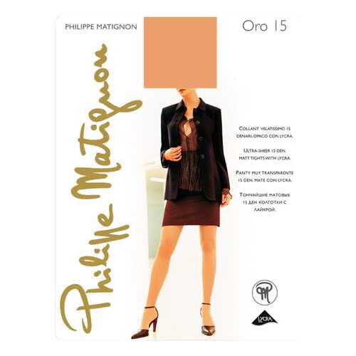 Колготки Philippe Matignon ORO 15 / Playa Nature (Светло-телесный) / 4 (L) в Милабель